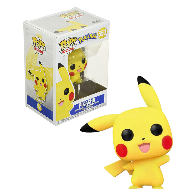 Pokémon - Pikachu Waving Flocked Pop! Vinyl