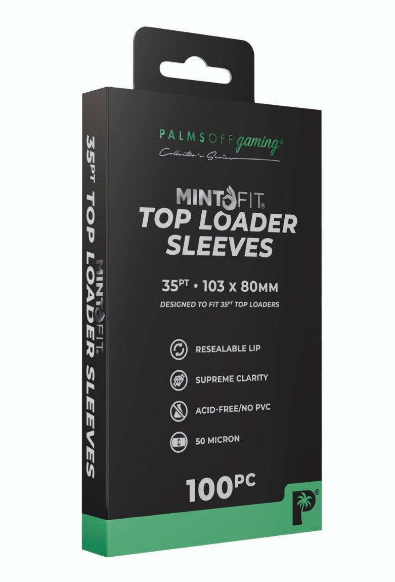 MintFit Top Loader Sleeves - 35pt - 100pc