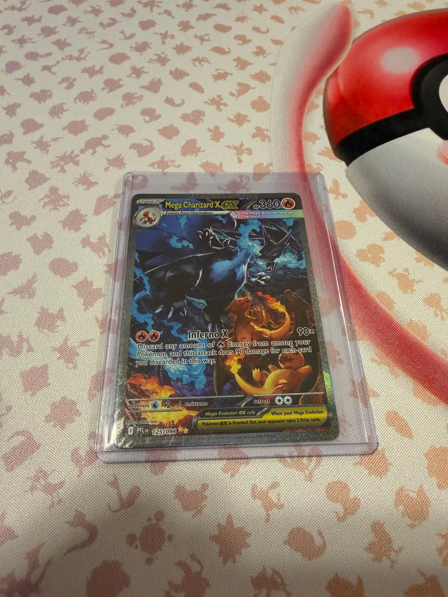 Mega Charizard X ex - Phantasmal Flames: 125/094