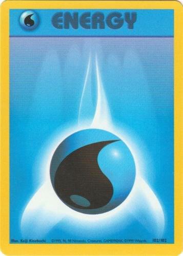 Water Energy - Base Set: Unlimited - 102/102
