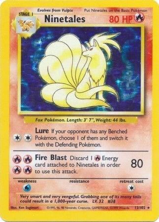 Ninetales - Base Set: Unlimited - 12/102