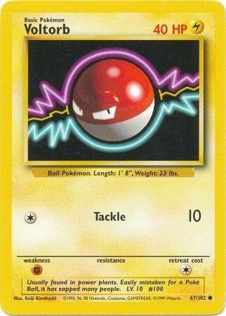 Voltorb - Base Set: Unlimited - 67/102