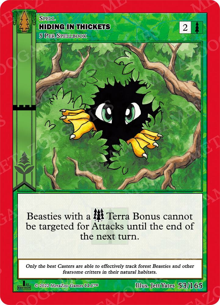 Hiding in Thickets - Wilderness: First Edition - 53/165