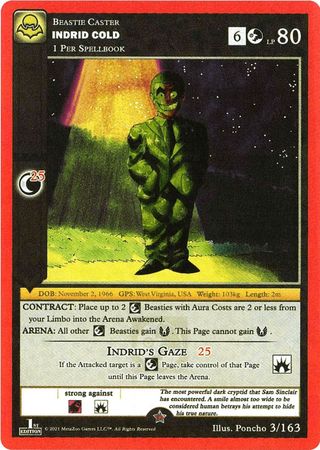 Indrid Cold - Nightfall: First Edition - 3/163
