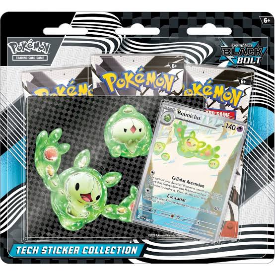 Pokémon TCG: Black Bolt Tech Sticker Collection