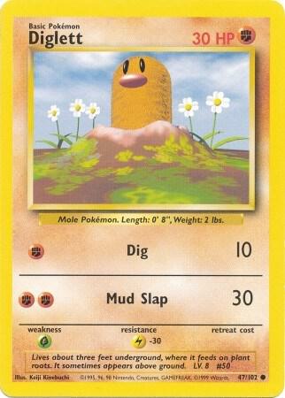 Diglett - Base Set: Unlimited - 47/102