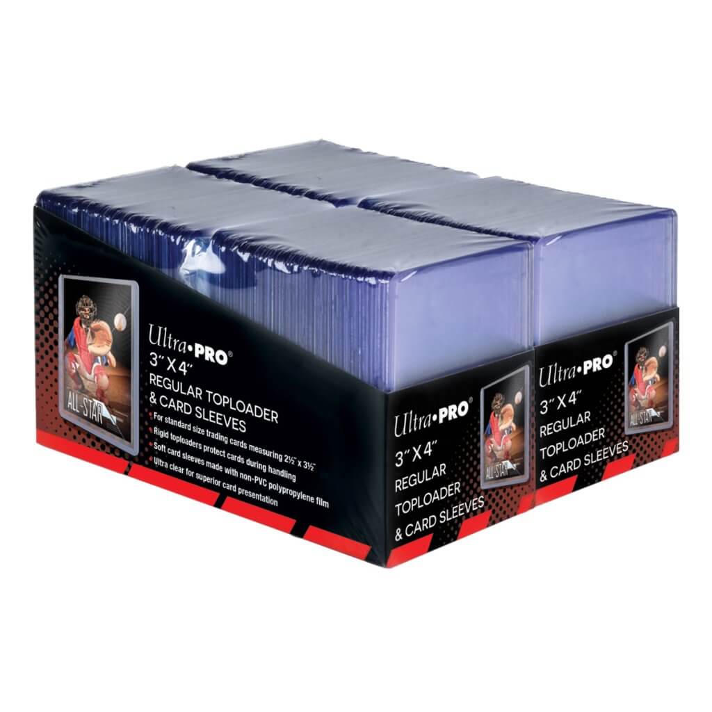 ULTRA PRO 3" x 4" Regular Toploaders & Card Sleeves (200 count retail pack)