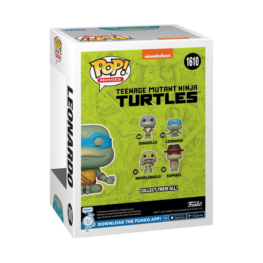 Movies: Teenage Mutant Ninja Turtles (1990) - Leonardo Pop! Vinyl