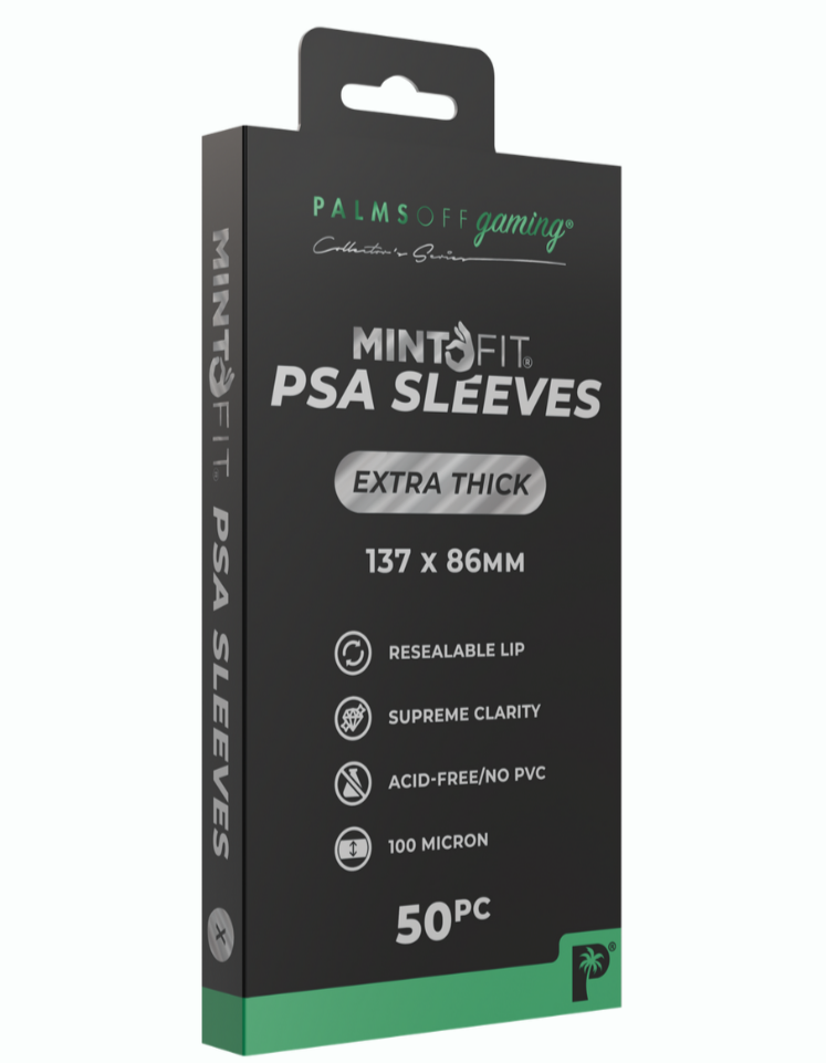 MintFit PSA Graded Card Sleeves - Extra Thick 50pc