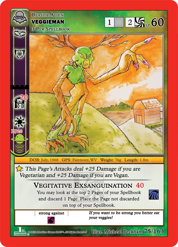 Veggieman - Nightfall: First Edition - 75/163
