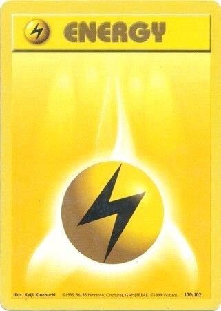 Lightning Energy - Base Set: Unlimited - 100/102