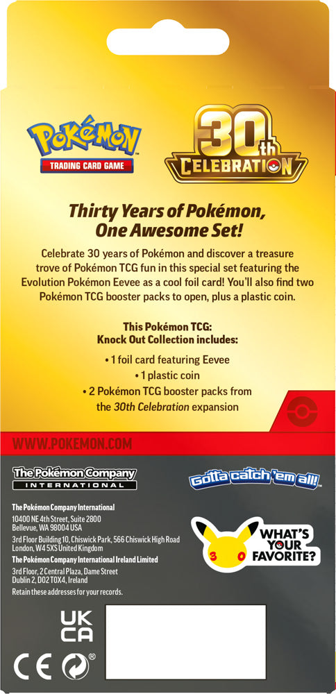 Pokémon TCG: 30th Celebration Knock Out Collection (PRE ORDER)!!