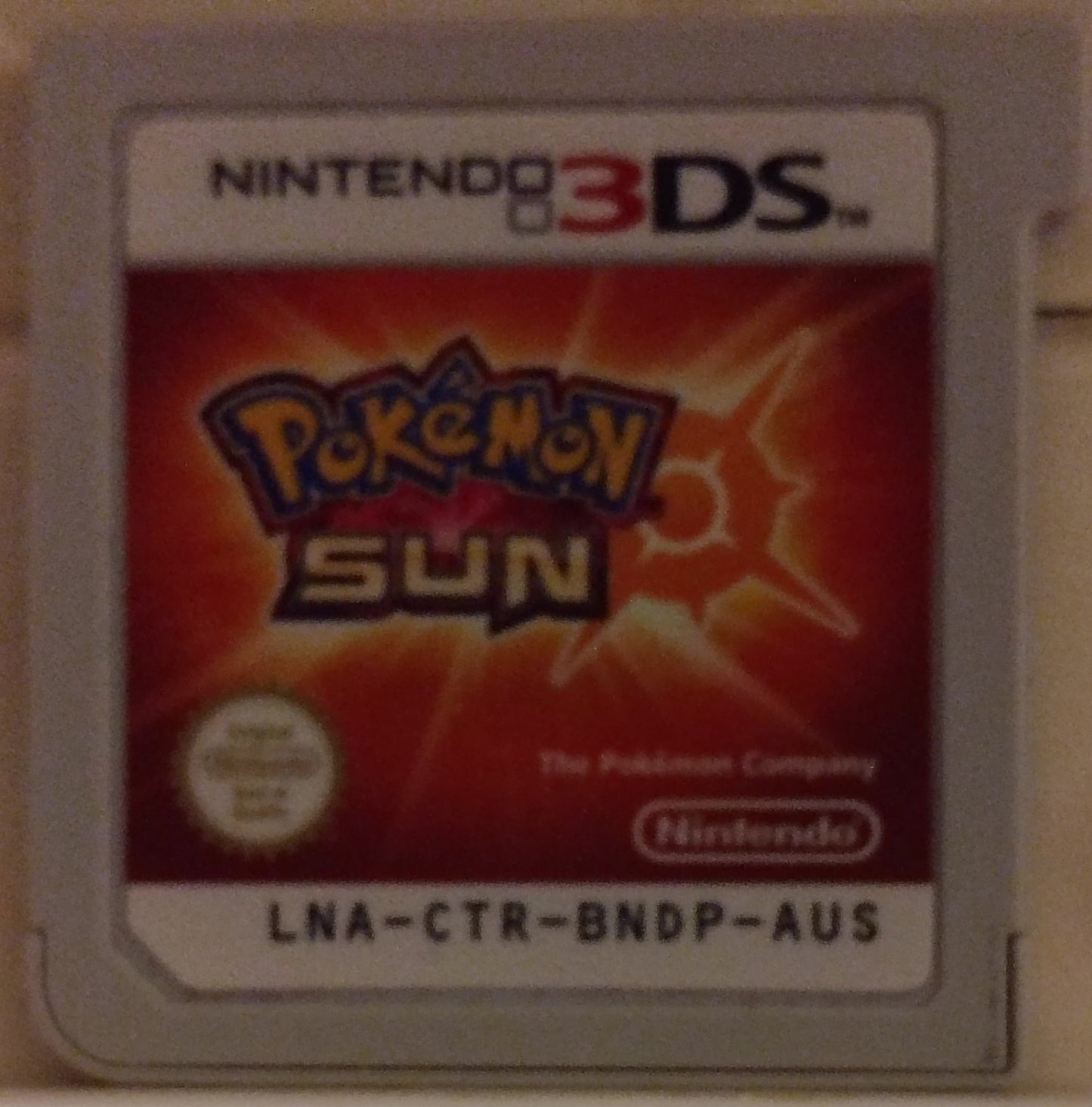 Pokémon Sun (Nintendo 3DS) CARTRIDGE ONLY (PREOWNED).