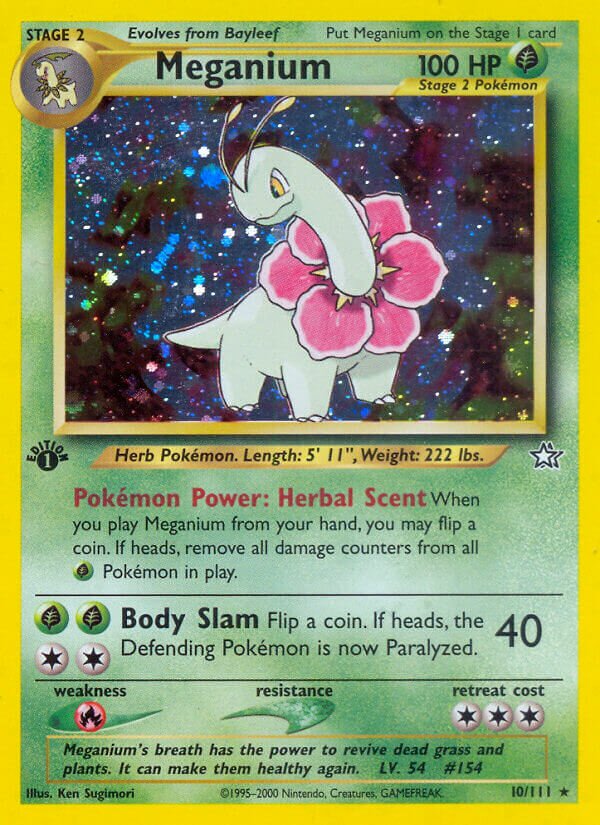 Meganium - Neo Genesis: First Edition - 10/111