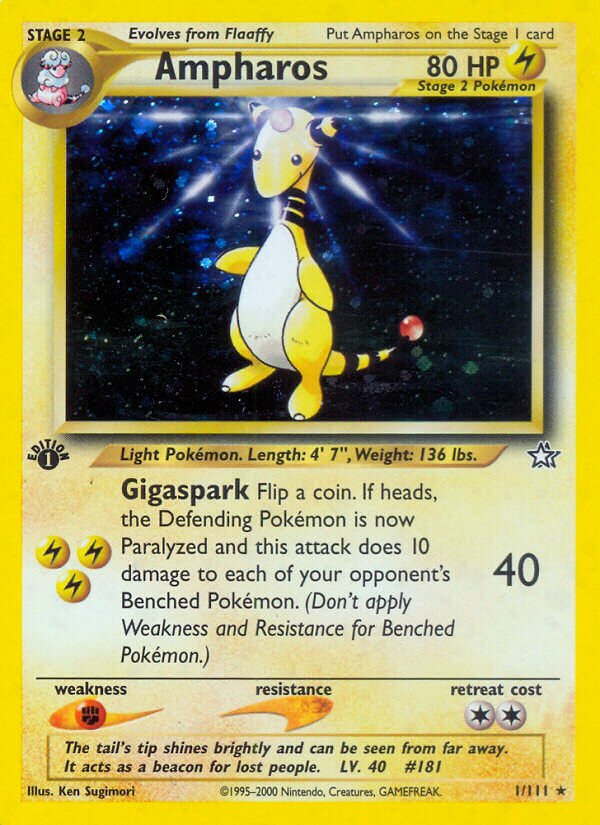 Ampharos - Neo Genesis: First Edition - 1/111
