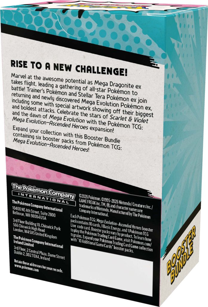 Pokémon TCG: Mega Evolution Ascended Heroes Booster Bundle (PRE ORDER)!!