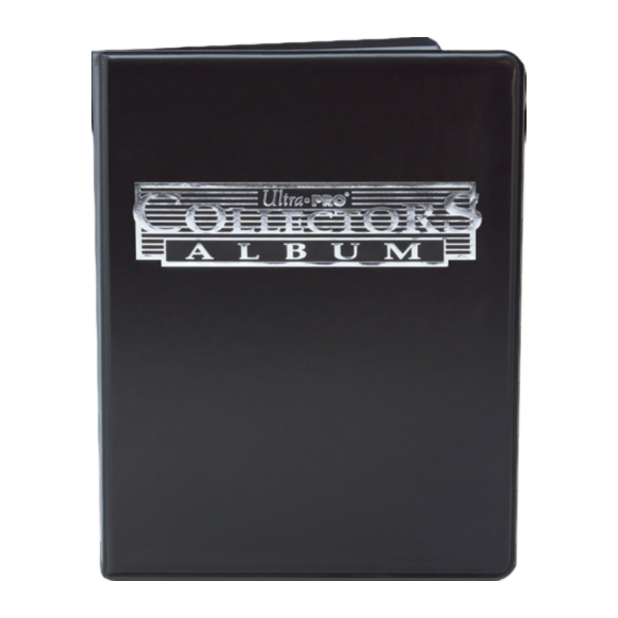 ULTRA PRO 9-Pocket Black Collectors Portfolio