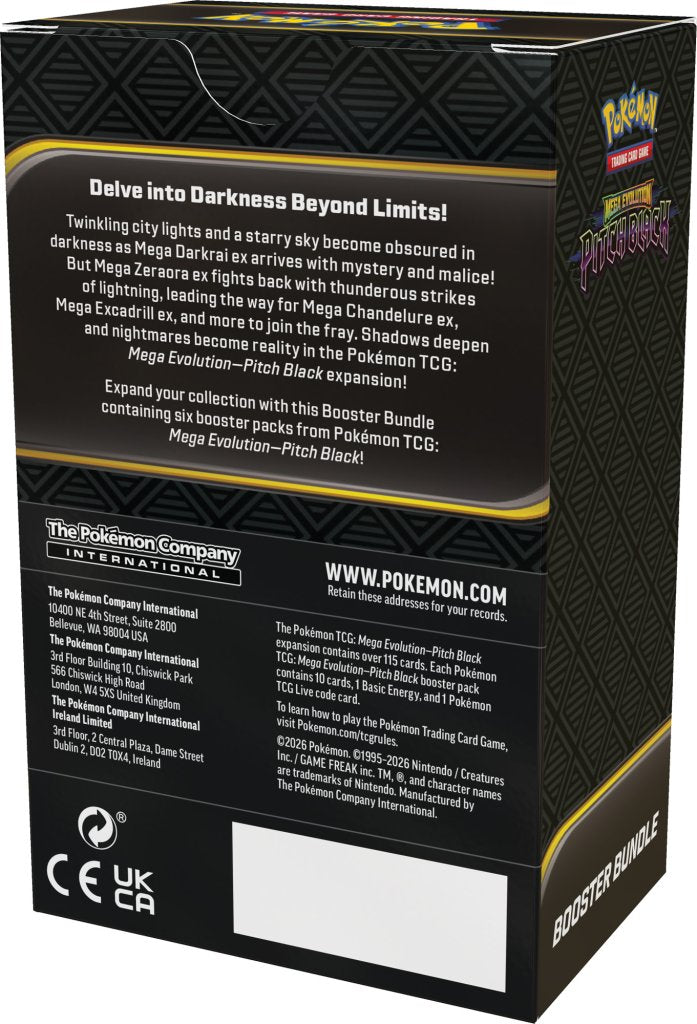 Pokémon TCG: Pitch Black Booster Bundle