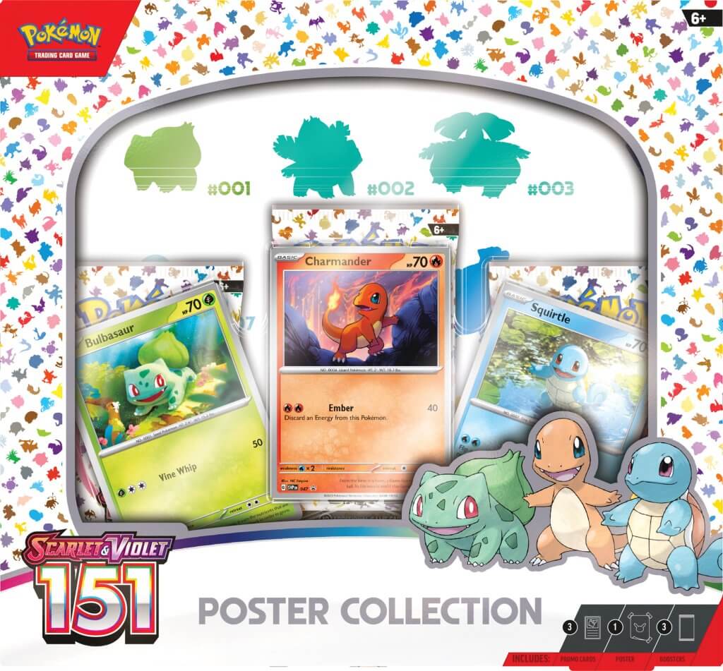 POKÉMON TCG: Scarlet & Violet 151 Poster Collection