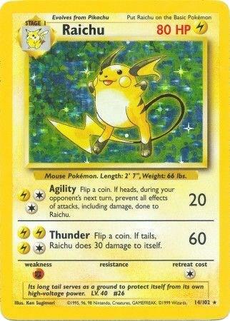 Raichu - Base Set: Unlimited - 14/102