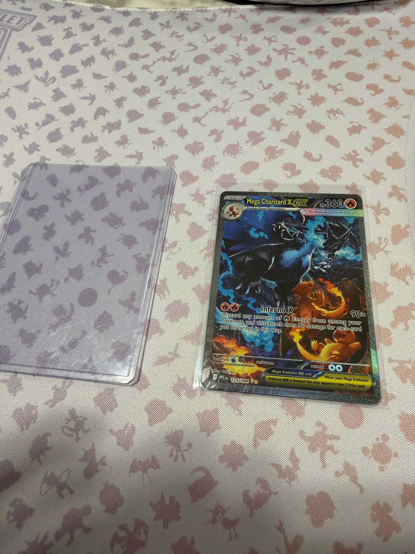 Mega Charizard X ex  - Phantasmal Flames: 125/094