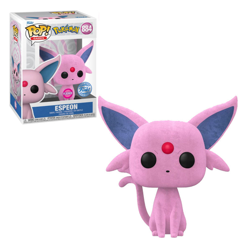 Pokémon - Espeon Flocked Pop! Vinyl