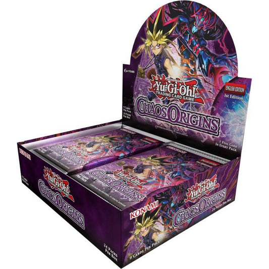 Yugioh – Chaos Origins Booster Display