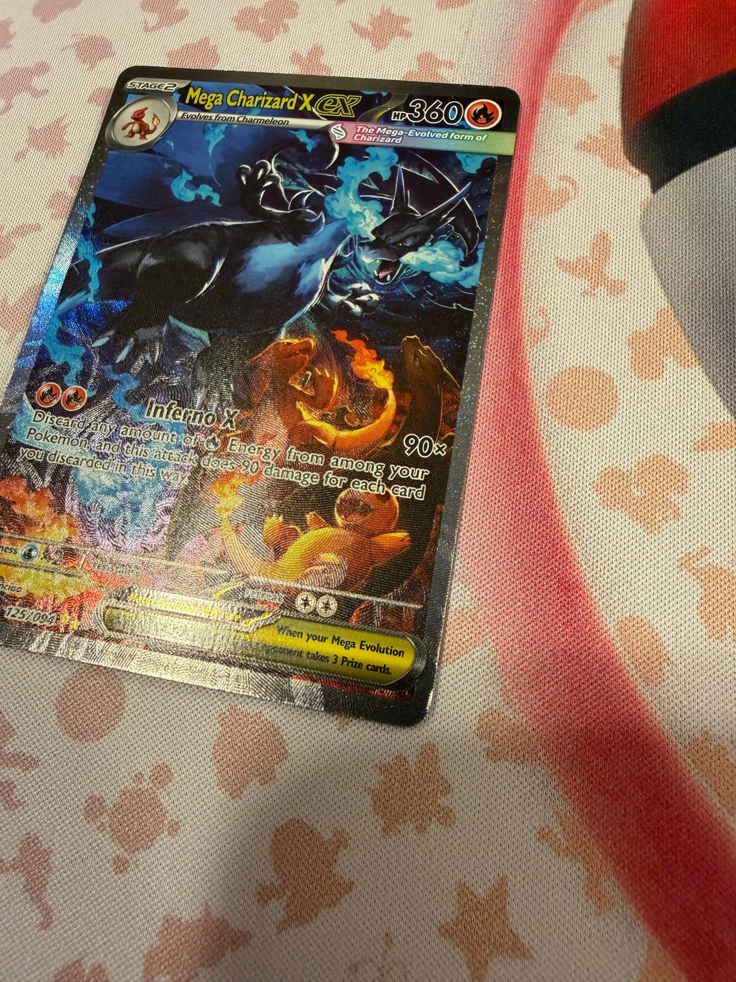 Mega Charizard X ex  - Phantasmal Flames: 125/094