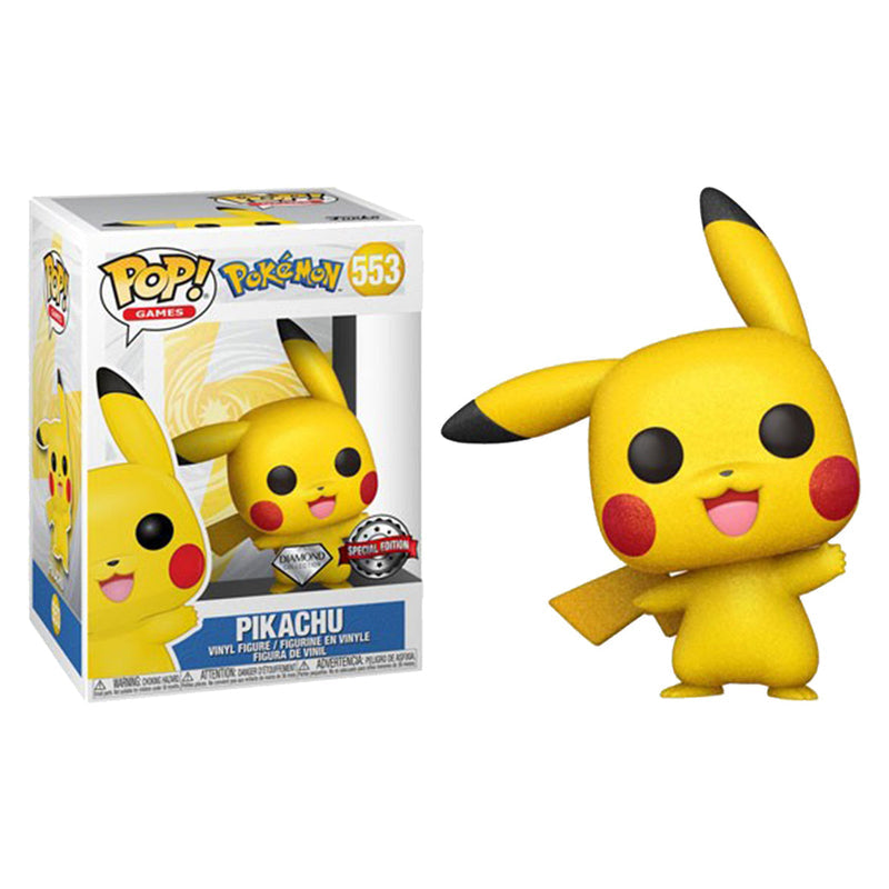 Pokémon - Pikachu Waving Diamond Glitter Pop! Vinyl