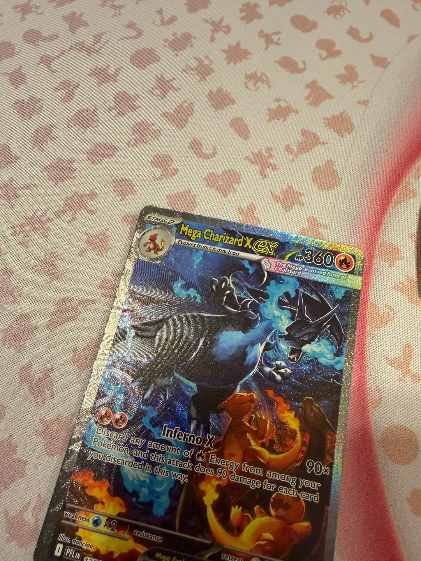 Mega Charizard X ex  - Phantasmal Flames: 125/094