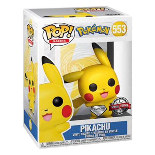 Pokémon - Pikachu Waving Diamond Glitter Pop! Vinyl