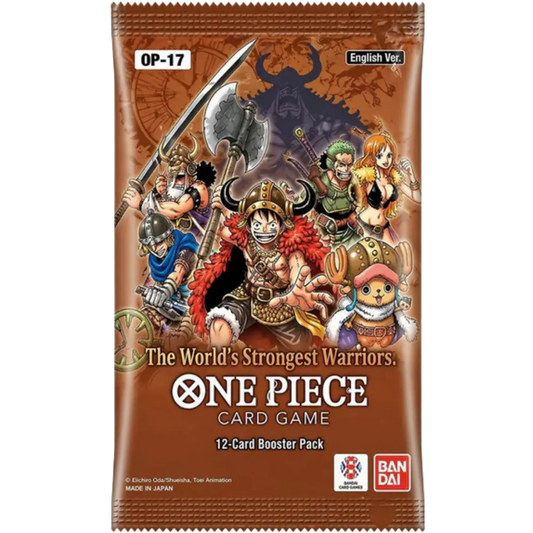 One Piece Card Game: Booster Pack – The World's Strongest Warriors [OP-17] (PRE ORDER SOLD OUT)!!