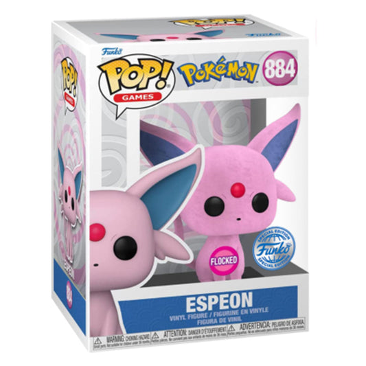Pokémon - Espeon Flocked Pop! Vinyl