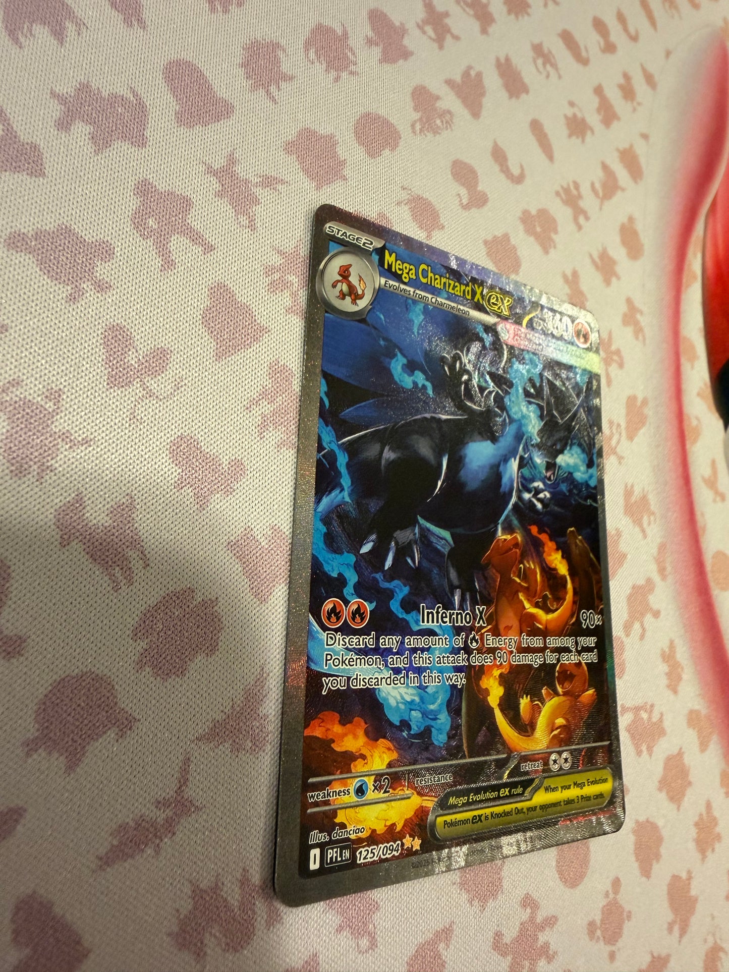 Mega Charizard X ex  - Phantasmal Flames: 125/094