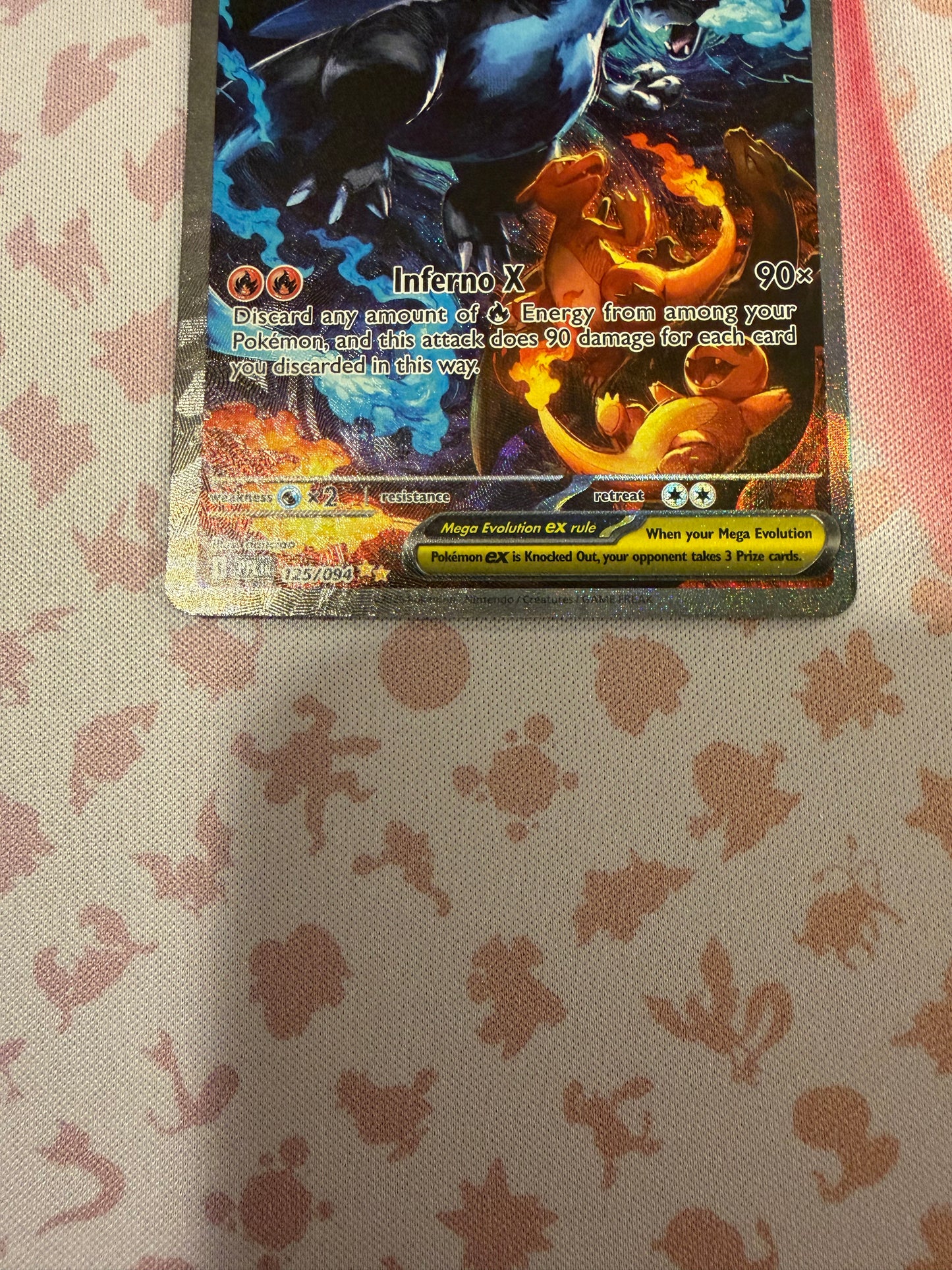Mega Charizard X ex  - Phantasmal Flames: 125/094