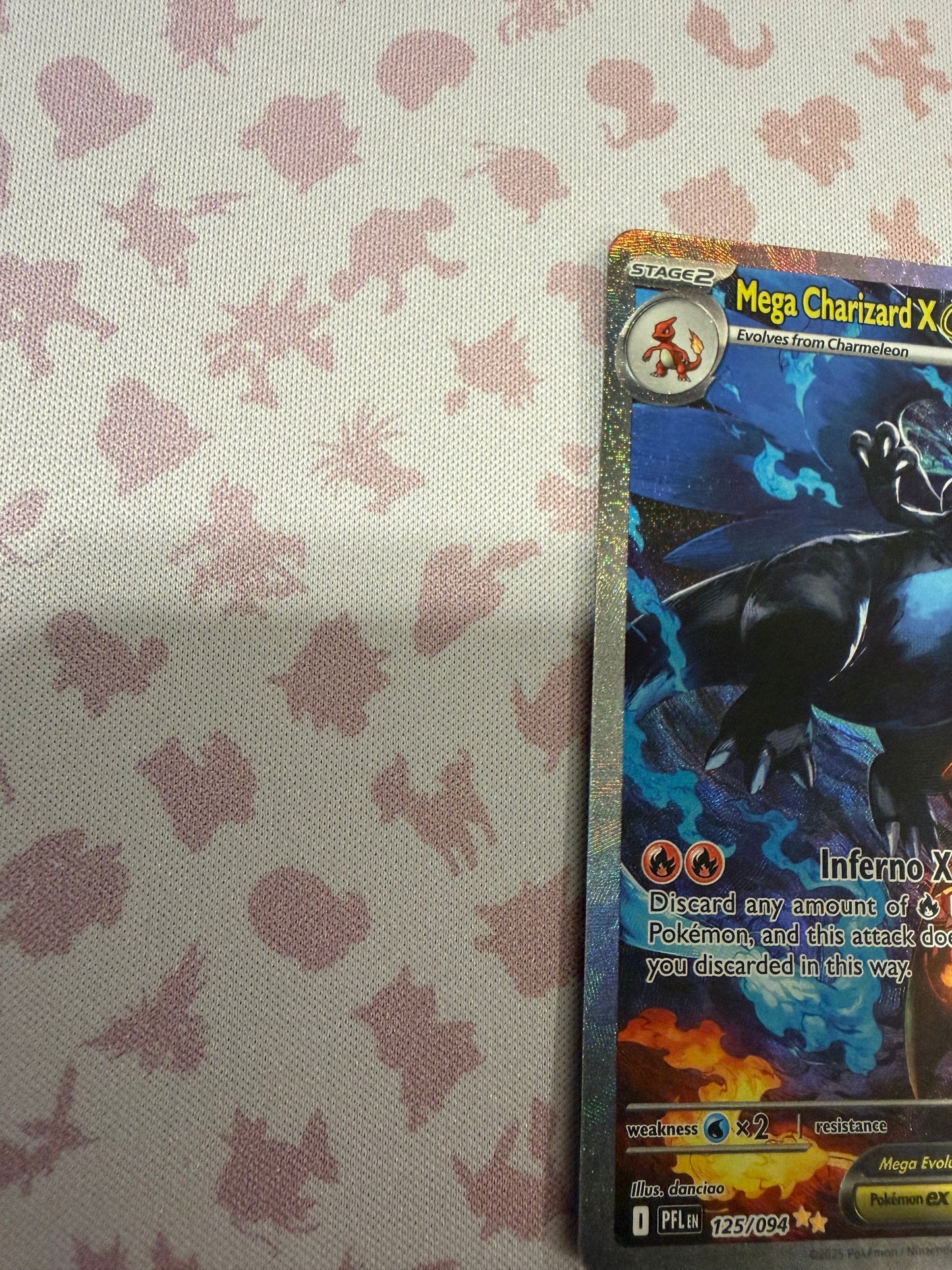 Mega Charizard X ex  - Phantasmal Flames: 125/094