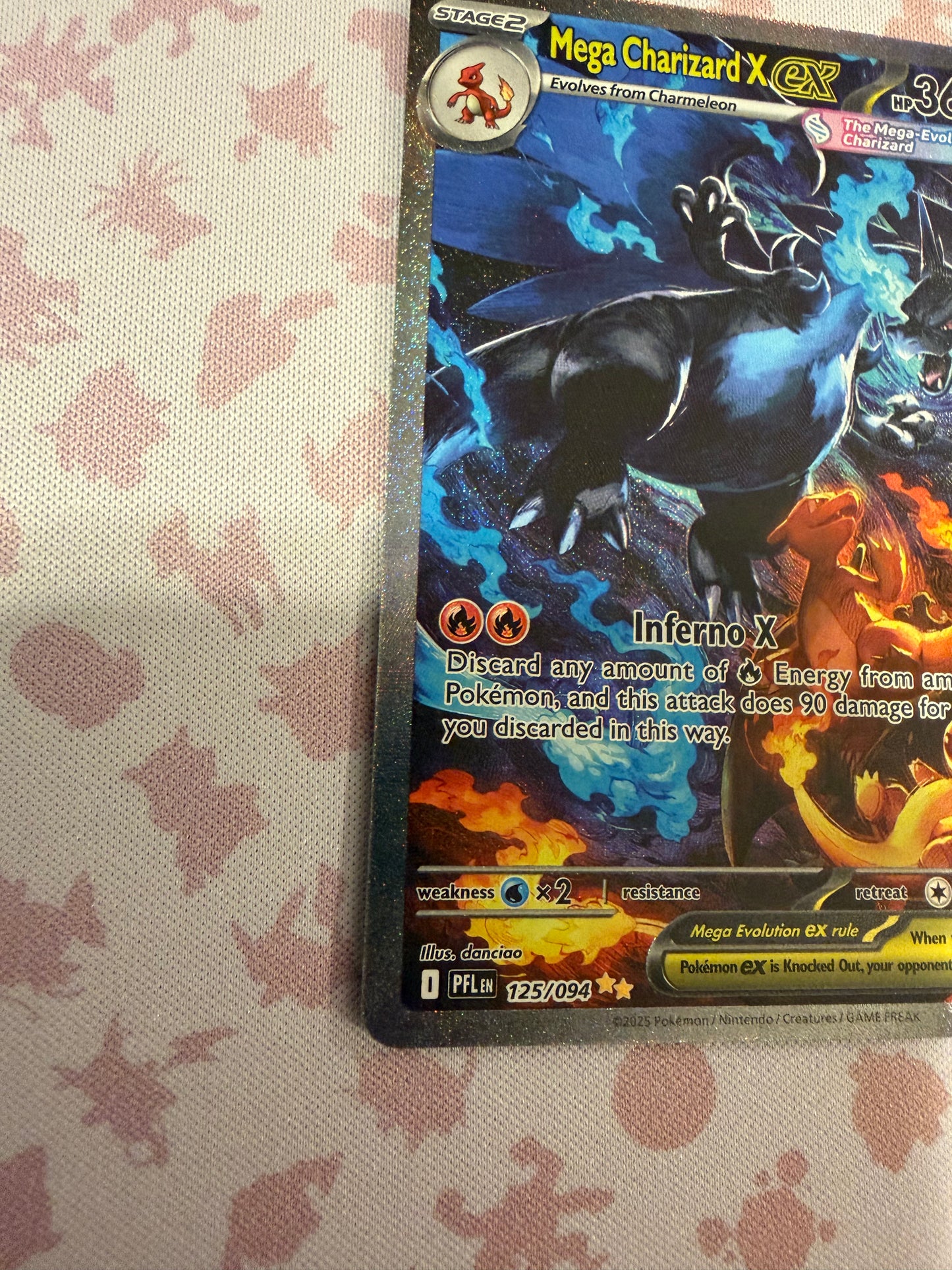 Mega Charizard X ex  - Phantasmal Flames: 125/094
