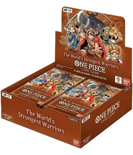 One Piece Card Game: Booster Display – The World's Strongest Warriors [OP-17] (PRE ORDER SOLD OUT)!!