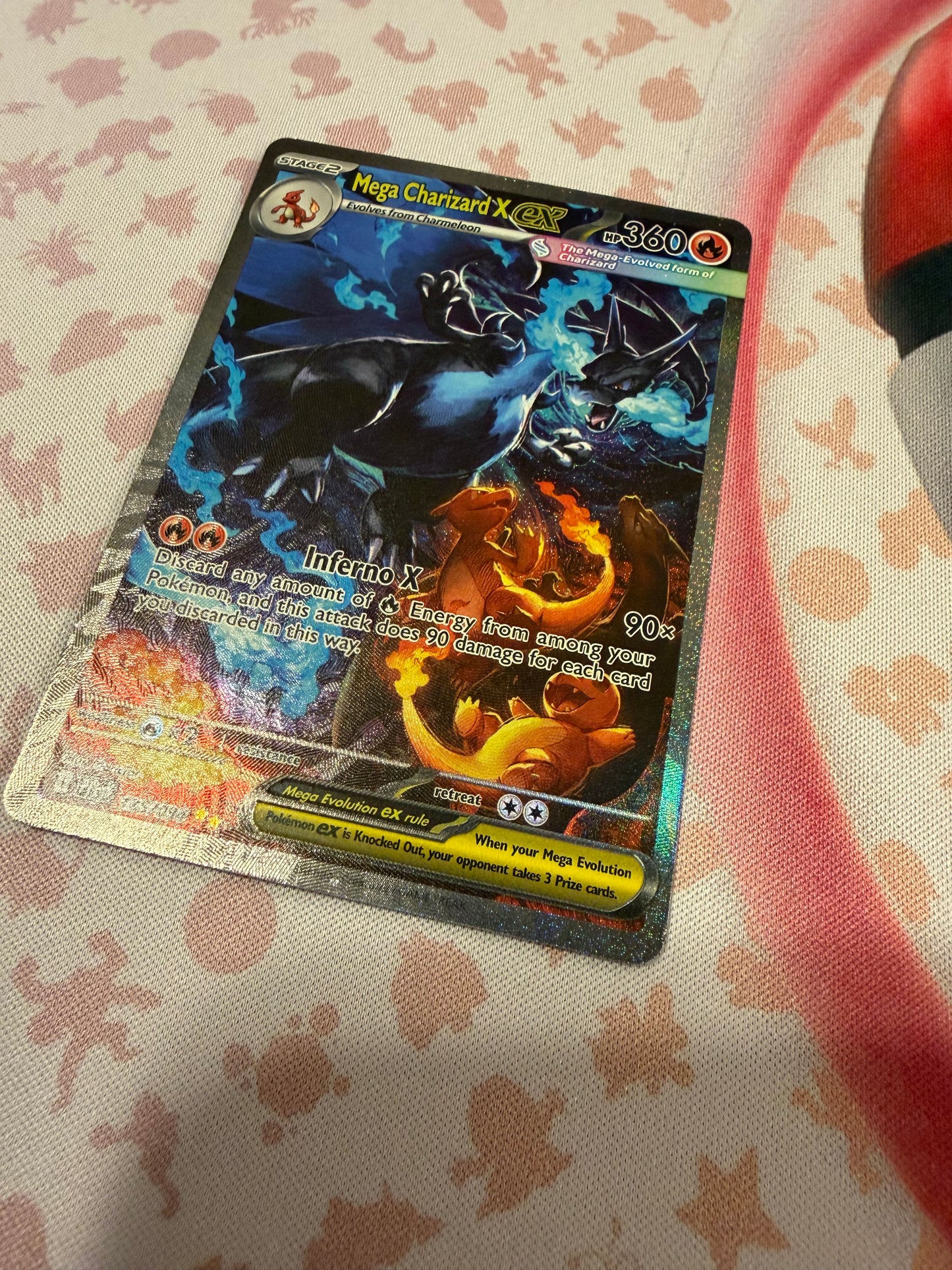 Mega Charizard X ex  - Phantasmal Flames: 125/094