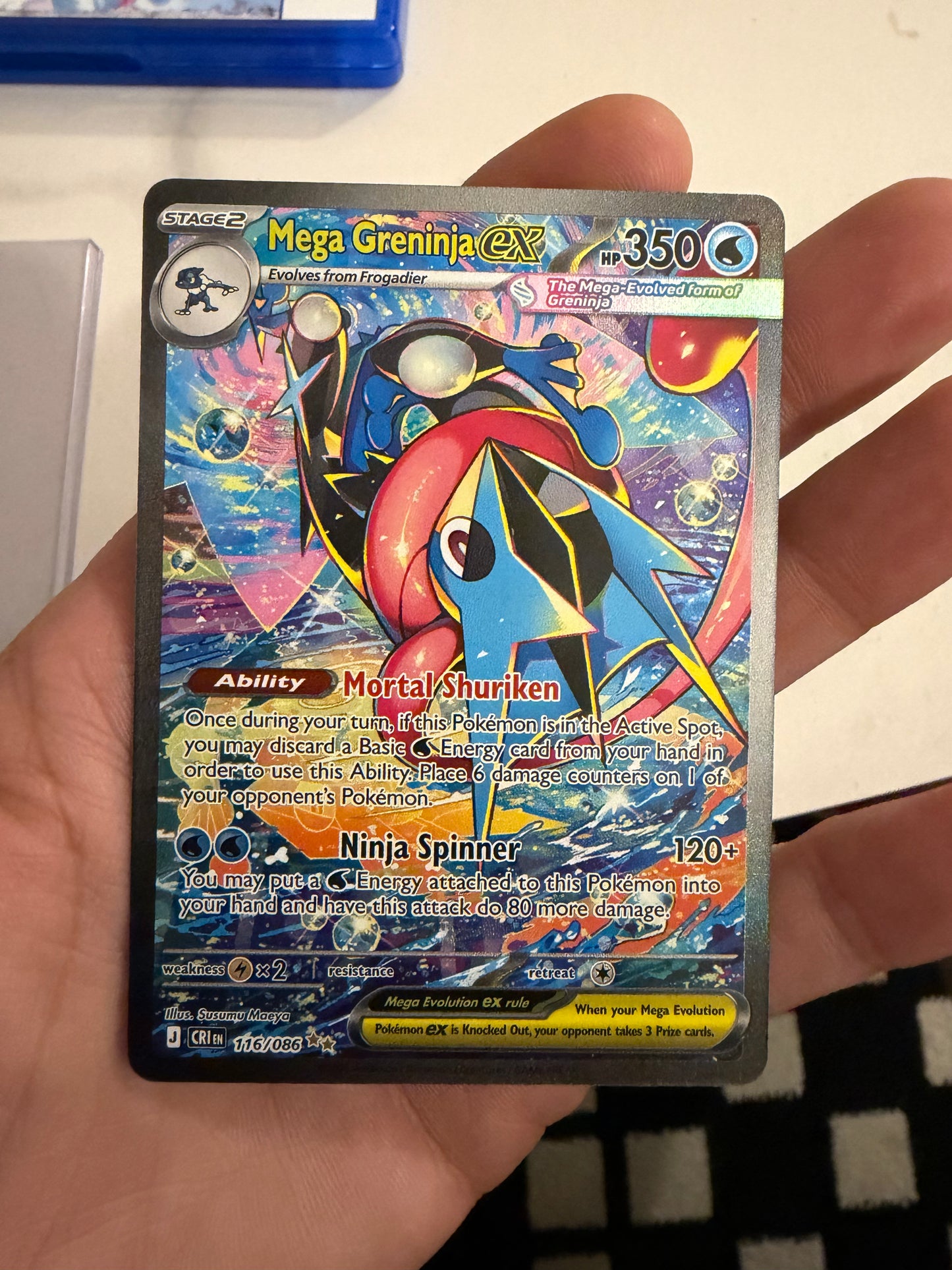 Mega Greninja ex  - Chaos Rising: 116/086