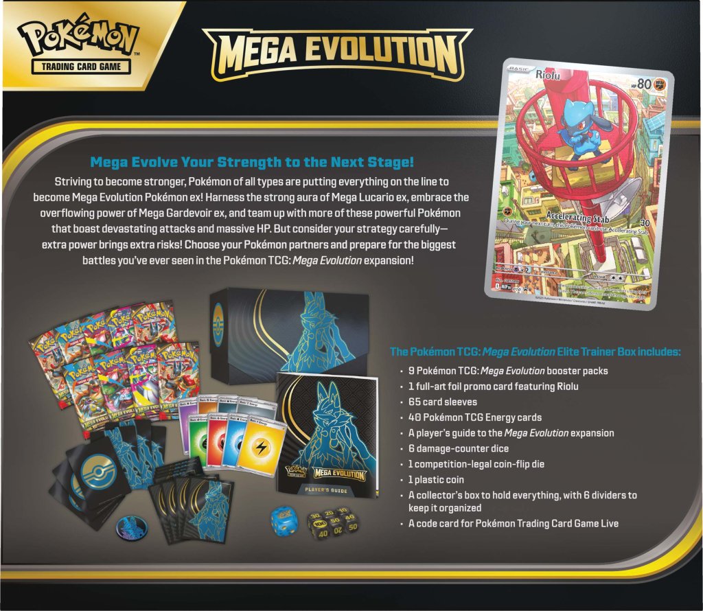POKÉMON TCG: Elite Trainer Boxes - Mega Evolution (PRE ORDER)!