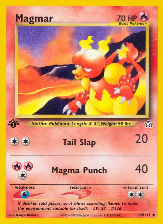 Magmar - Neo Genesis: First Edition - 40/111
