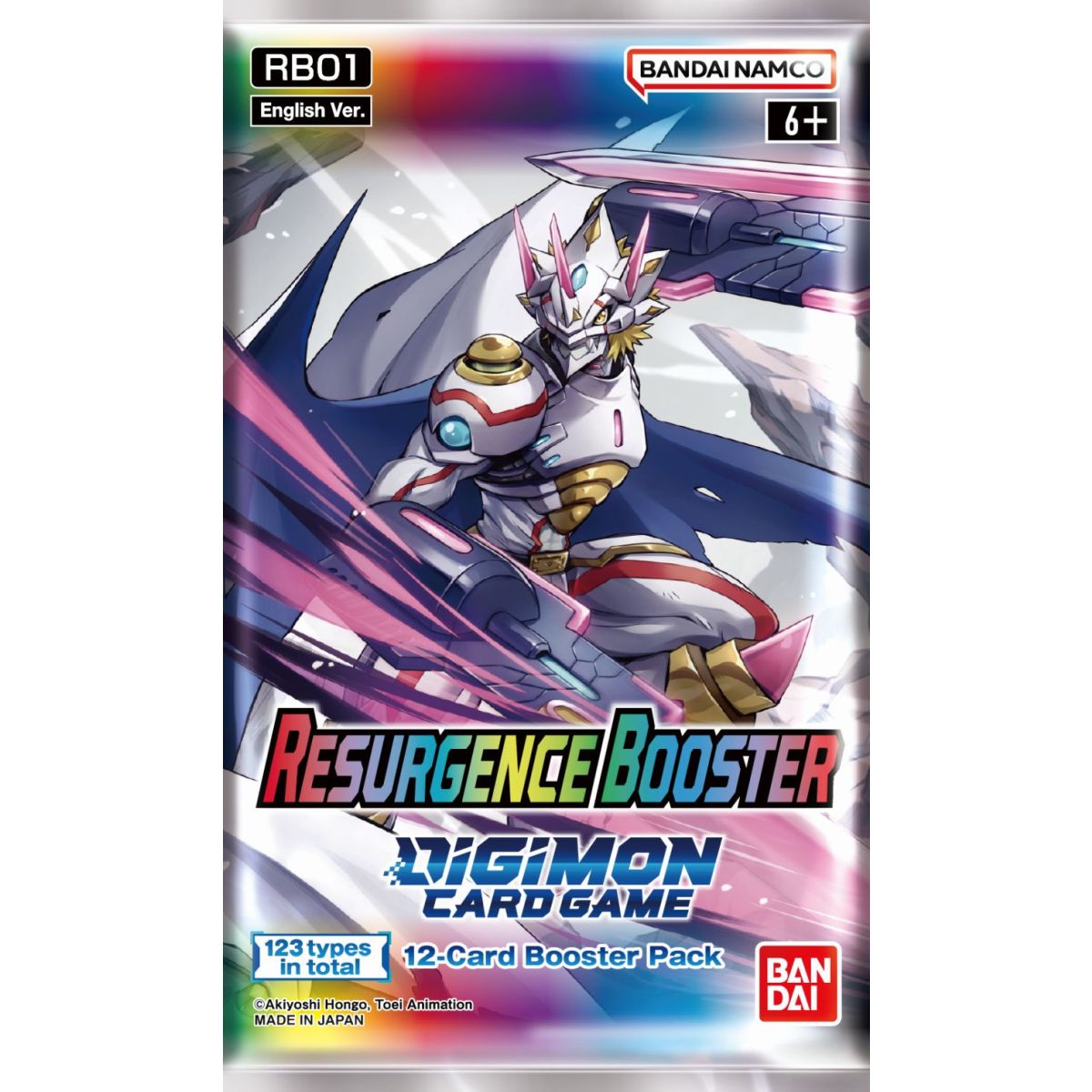 Digimon Card Game: Reboot Booster Pack – Resurgence [RB01]