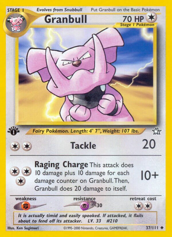 Granbull - Neo Genesis: First Edition - 37/111