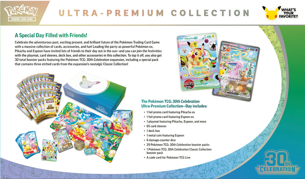 Pokémon TCG: 30th Celebration Ultra-Premium Collection Day / Night (PRE ORDER)!!