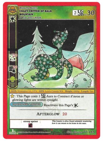Crazy Critter of Bald Mountain - Nightfall: First Edition - 77/163
