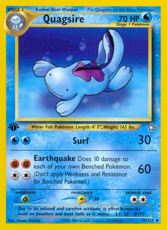 Quagsire - Neo Genesis: First Edition - 45/111