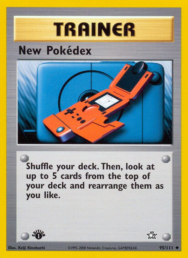 New Pokedex - Neo Genesis: First Edition - 95/111