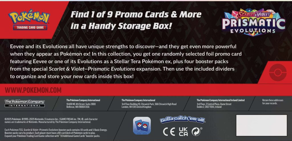 POKÉMON TCG: Prismatic Evolutions Surprise Box