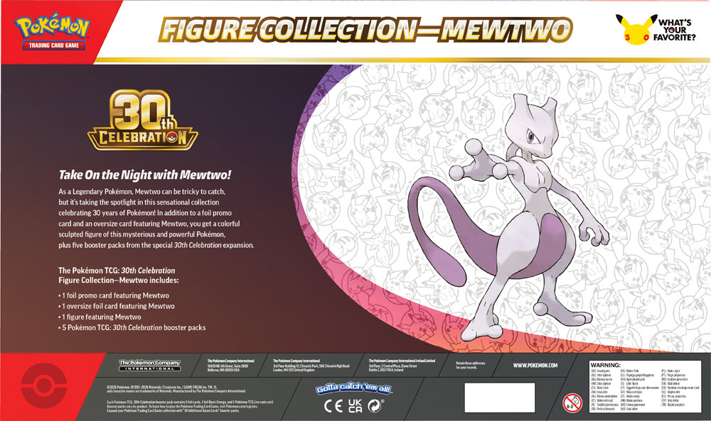 Pokémon TCG: 30th Celebration Figure Collection - Mew / Mewtwo (PRE ORDER)!!